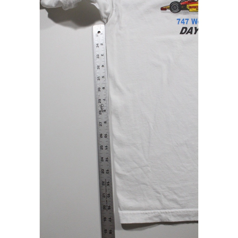 VTG Brickyard Lounge Daytona Beach  Indy Nascar Long Sleeve Shirt White Size 2XL - Picture 7 of 10